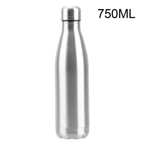 Stainless Steel Water Bottle Sports Drink Cup Flask single layer 500/750/1000ml - Picture 9 of 11
