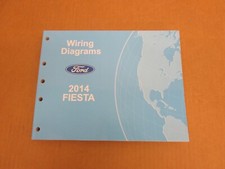 2014 Ford Fiesta WIRING DIAGRAM service shop electrical ORIGINAL repair manual