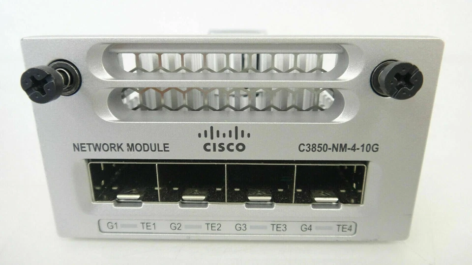Cisco WS-C3850-12X48U-L Switch 48 Port Gigabit PoE+ With C3850-NM-4-10G Dual Pwr - Image 2 of 4