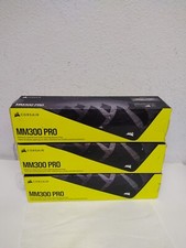 Lot of 3 Corsair MM300 PRO Premium Spill-Proof Cloth Gaming Mouse Pad Extended
