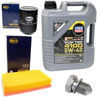 MotoröL Filter Set 5W40 5Liter + ÖLablassschraube FüR Audi Cabrio 8G7 1.9 TDI