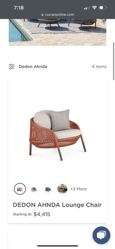 used wicker patio furniture sets - Dedon Ahnda Collection - Picture 7 of 7
