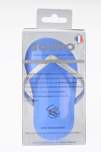 Sohyo Silver Pacific Small Tangle Free Brush Comb For Wavy Hair Types - Picture 3 of 4