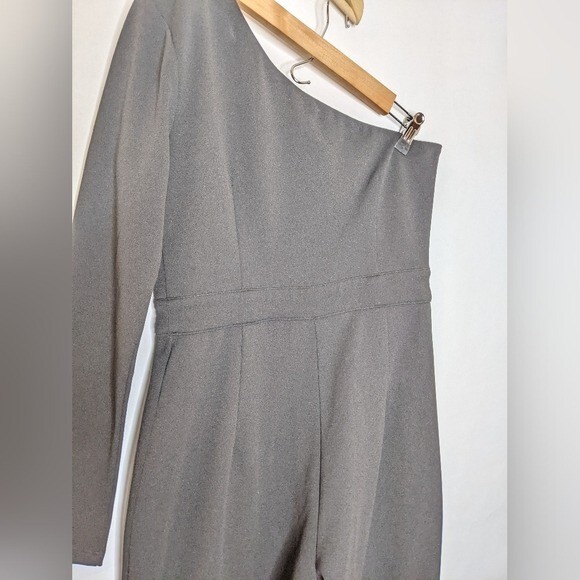 STYLESTALKER RUBY JUMPSUIT MEDIUM SOLID BLACK ONE… - image 8