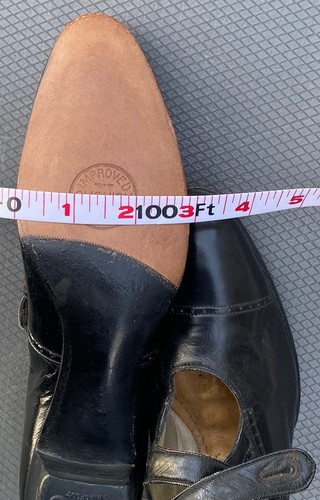 1913 Negro Niño Cuero Forrado Goodyear Tacones Muy Estrechos - Aproximadamente 6,5-7 Botones - Imagen 6 de 15