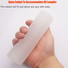 Silicone Male Pump-Sleeve Universal Replacement Penis Enhancer Impotence Aid USA