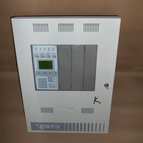 EDWARDS EST3 COMMERCIAL FIRE ALARM SECURITY EMERGENCY PANEL CONTROL UNIT W/ KEY