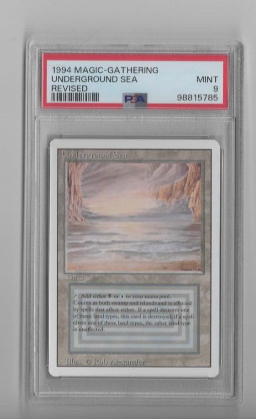 マジック：ザ・ギャザリング 1994 Underground Sea PSA 9 MTG Underground Sea Revised Edition - Rare 1994-PSA-9 | eBay