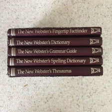 The New Webster's Deluxe Desk Reference Library Set of 5 Hardcover Volumes