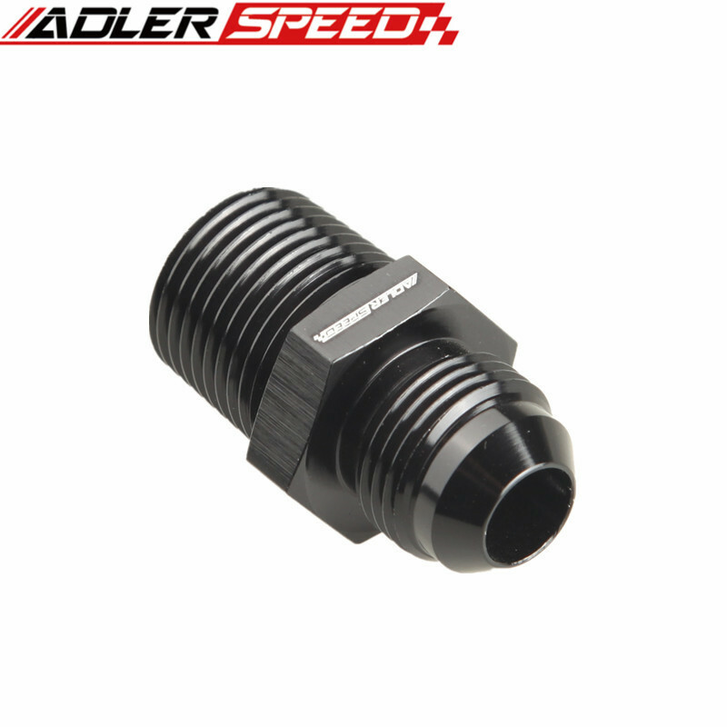 ADLERSPEED 1/2” NPT Hex Head Plug – Aluminum Fuel Adapter – Blue, USA