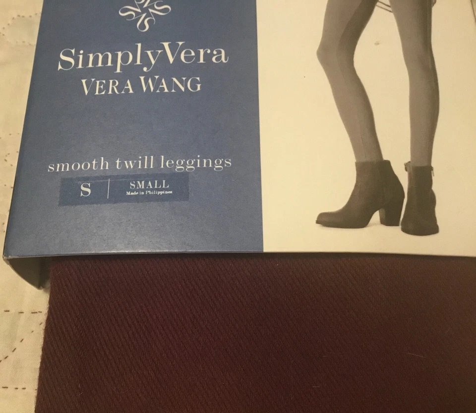 Leggings elásticos de sarga Simply Vera Wang Port con bolsillos traseros Foto 2 de 4