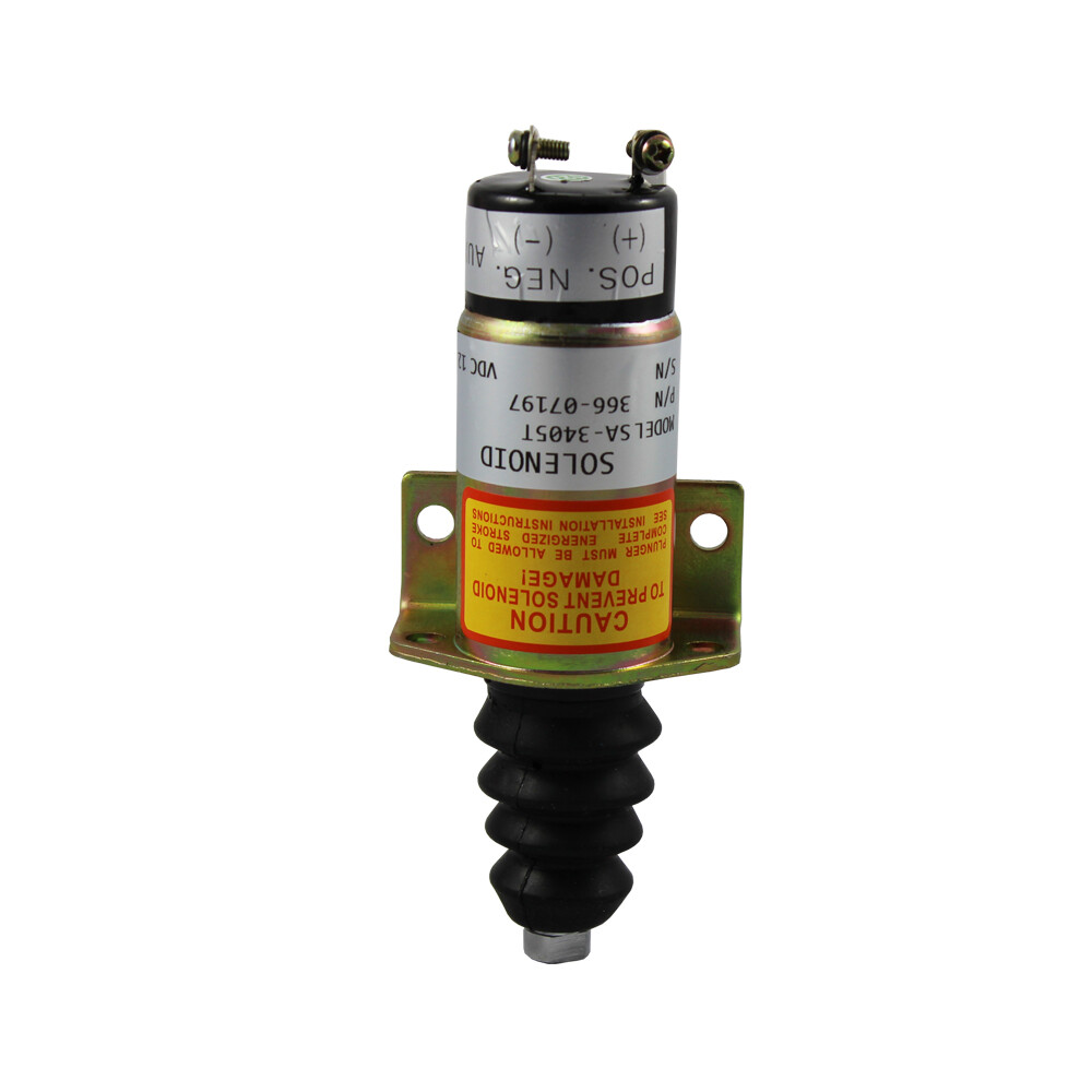 Walfront Elettrovalvola Gasolio 12V Per Generatore: Ricambio 366-07197 SA-3405T, Intercettazione Combustibile