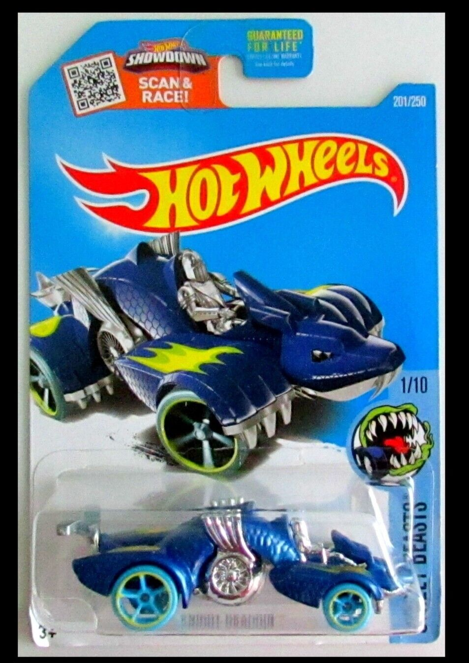 Hot Wheels Blue Knight Draggin Car #201 2016