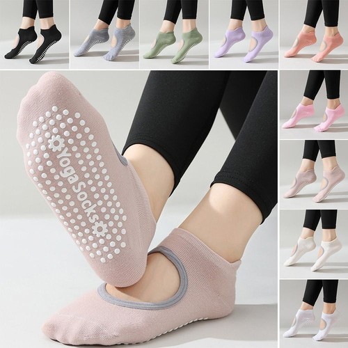 Chaussettes De Sport Anti-Dérapantes Grip - Taille 38-45 Unisexe - Pour Yoga, Foot, Fitness
