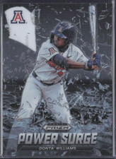 2021 Prizm Draft Picks Power Surge #PS-DW Donta' Williams - Arizona - MINT