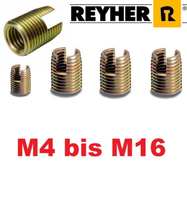 ENSAT Gewindeeinsatz  M 4 5 6 8 10 12 16 Typ 302 Gewindebuchsen