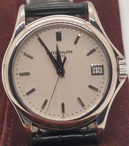 Patek Philippe Calatrava 5127 18k White Gold Mens 37mm Automatic Watch