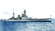 ROYAL NAVY BATTLECRUISER HMS RENOWN IN 1935