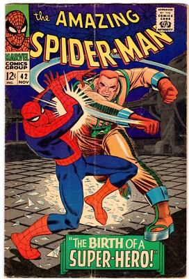 AMAZING SPIDER-MAN 42   1st FULL MARY JANE!  2nd RHINO!  JOHN ROMITA!  VG+ (4.5)