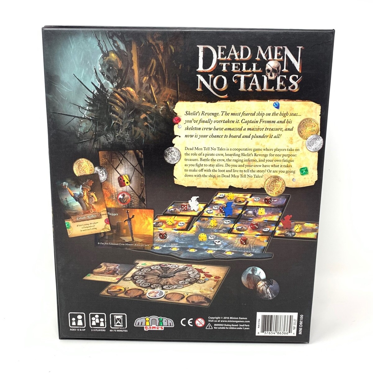 DEAD MEN TELL NO TALES Boardgame 100% Complete Box in Excellent