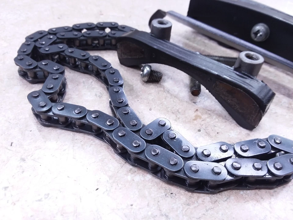 Cadena y guías equilibradoras de motor Kawasaki 400 KZ KZ400 (KZ400B) 1979 de colección ANS-B155 Foto 2 de 4