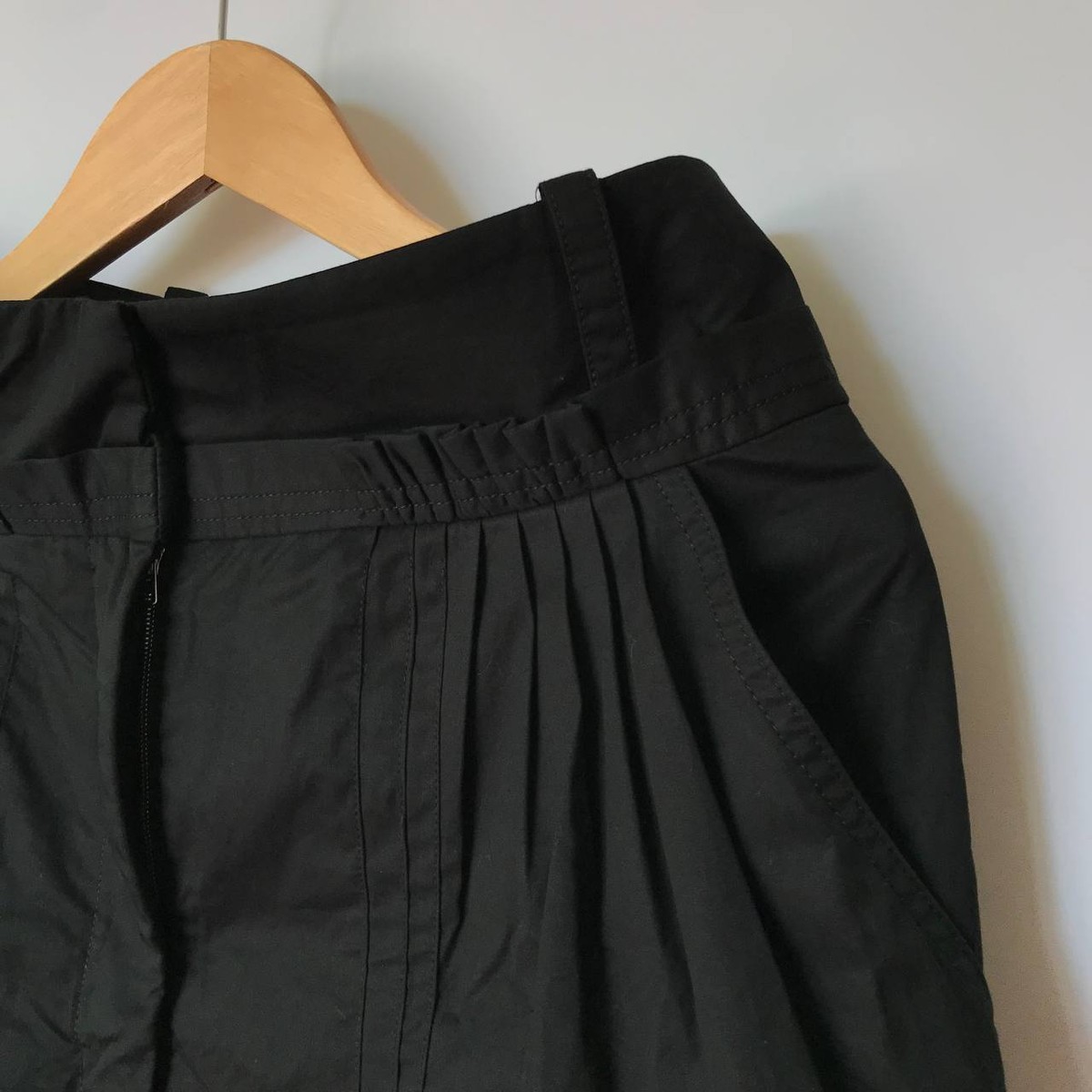 JW Anderson Pleated Front Wide Leg Baggy Cotton Pants Trousers US 
