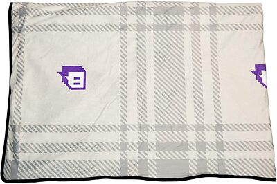 Twitch Glitch Plush Fleece Blanket Premium Material Extra Soft 50 x 70 in 