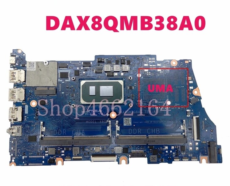 DAX8QMB38A0 For HP ProBook 440 G8 650 G8 Laptop Motherboard With
