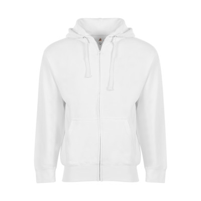 Adult Essential ZIP UP Plain Hoodie Cotton Hooded Fleece Warm Unisex Sweatshirt