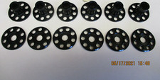 Yamaha YZ250 2010 DOCWOB black alloy radiator top hat washers fitting kit