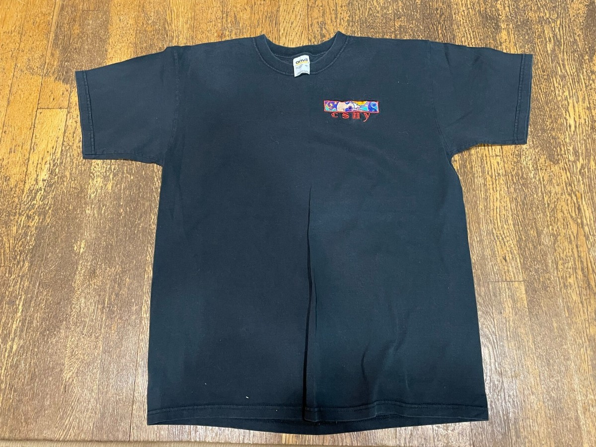 CSNY Vintage Crosby Stills Nash Young Large T Shirt Anvil