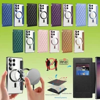 Phone Case MagSafe For Samsung S26 Plus Ultra / Apple iPhone 17 Pro RFID Protection
