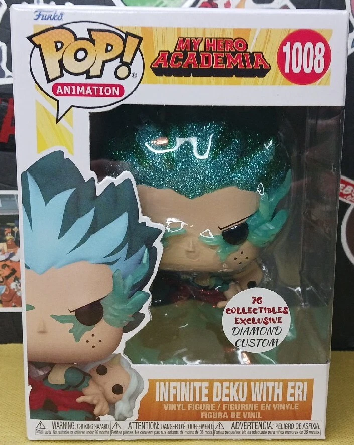 Funko Pop Anime DIAMOND My Hero Academia Infinite Deku with Eri VHTF RARE