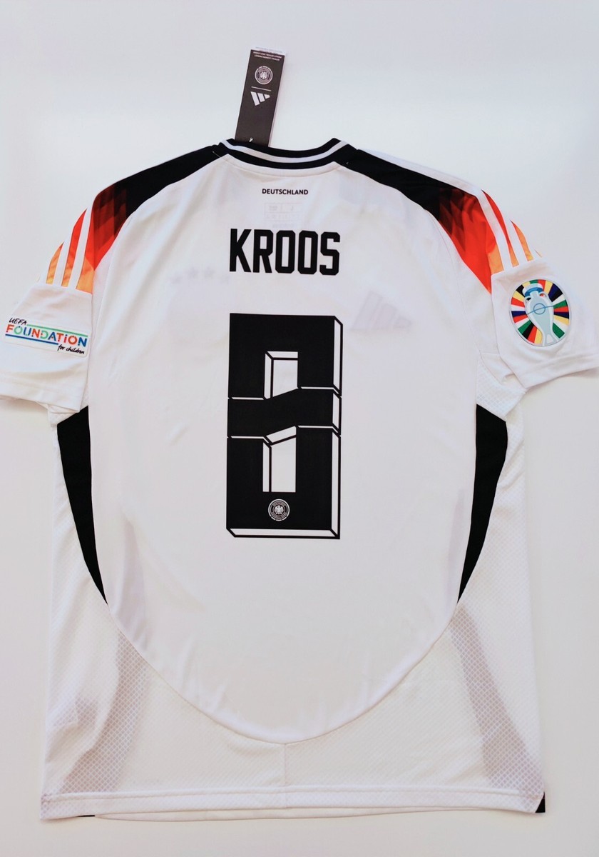 Germany Toni Kroos 2024 EURO Official Adidas Home Jersey Shirt Sz