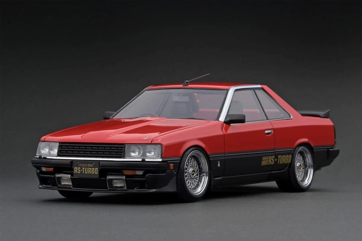 ignition model 1/18 NISSAN Skyline 2000 RS-Turbo (R30) Red/Black