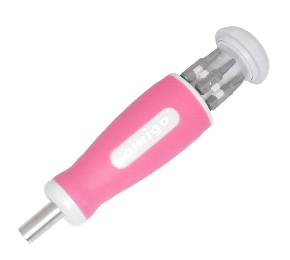 Megapro Multi Bit Stubby Screwdriver 7-1 Amigo 1/4 Hex Bits 20pc lot (3.99 per!) - Image 2 of 2