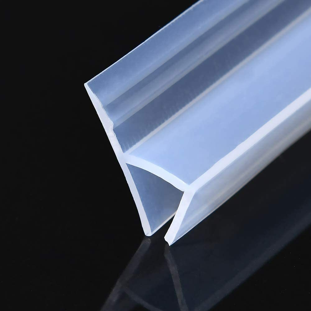 120'' Shower Door Seal Glass Strip DIY Silicone Shower Door Bottom