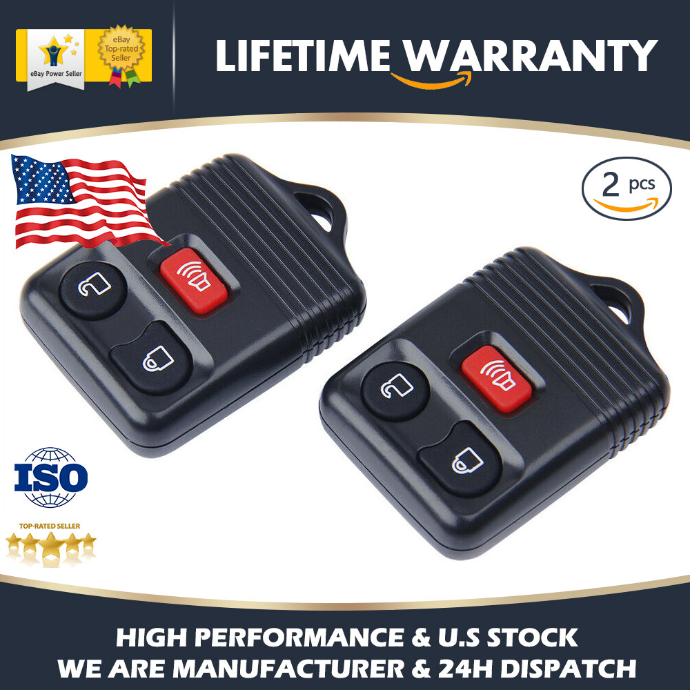 2-Pack Replacement Key Fob For Remote Keyless Entry – Alarm Control & Remote Start