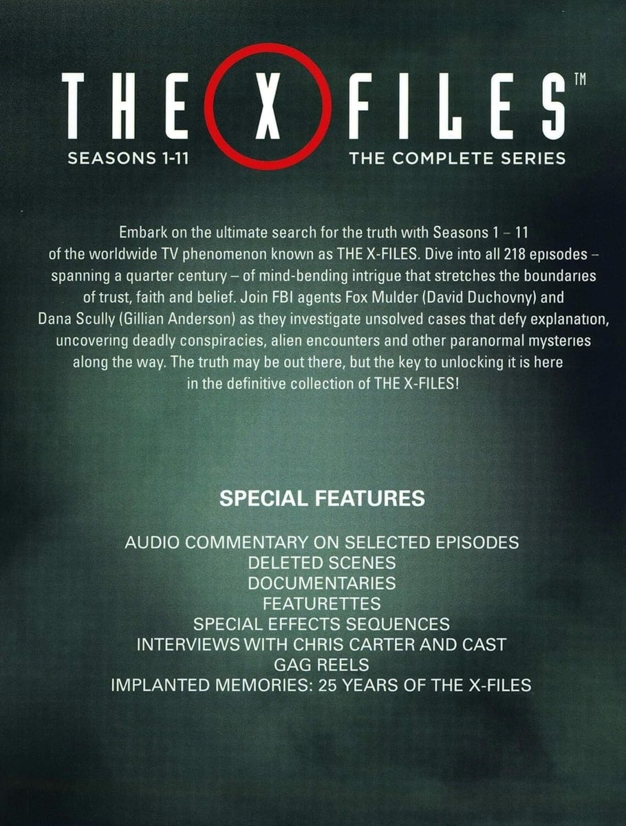 The X Files: The Complete Series 1-11 Blu-ray [Region Free] 60