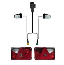 Aspöck Multipoint 5 Rückleuchten mit Kabelb...
