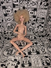 Barbie hybrid custom  #91 made to move tall Albino fashion Doll FJF51 AA looks