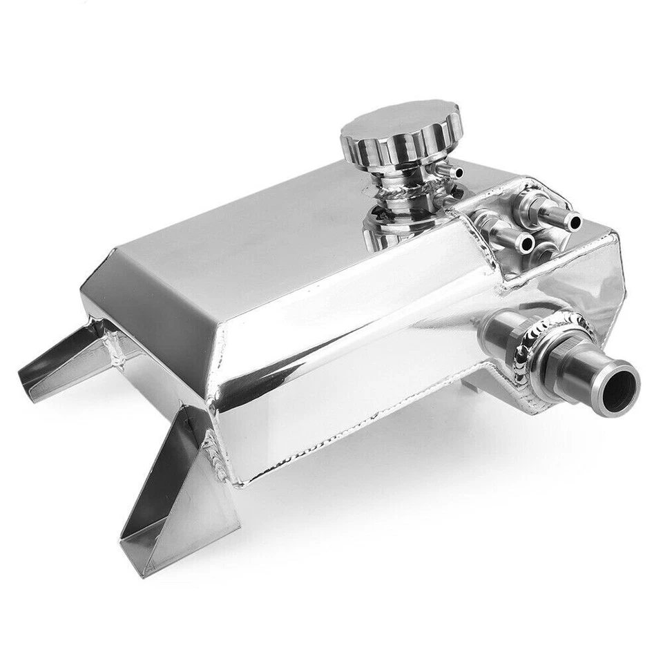 Polished Overflow Coolant Tank For Ford Falcon BA BF 6 Cylinder V8 XR6 XR8 GT - image 3 of 4