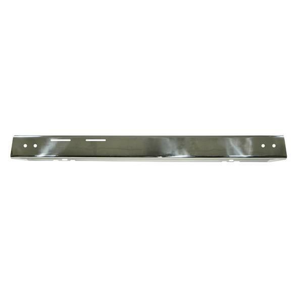 Bumper overlay avant en inox brillant pour Jeep Wrangler YJ 1987 à 1995 pare-chocs d'origine