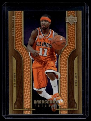 Dee Brown 2006-07 Upper Deck Hardcourt #129 Rookie /1750 Utah Jazz