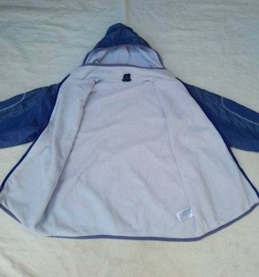 Vintage Nike Presto Jacket Mens Large Blue Fleece Lining