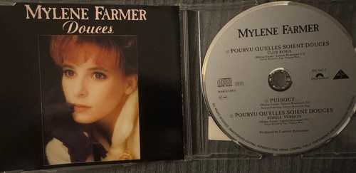 Mylene Farmer - Douces CDS - 3 TRK MAXI-SINGLE! SYNTH-POP CHANTEUSE POLYDOR