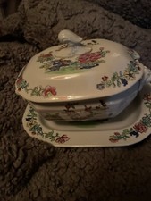 Copeland Spode Small Tureen New Stone Willis Free Ladle