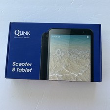 QLink Scepter 8 Tablet 16GB Black Android 11 Go 8" IPS New Open Box Tablet Only