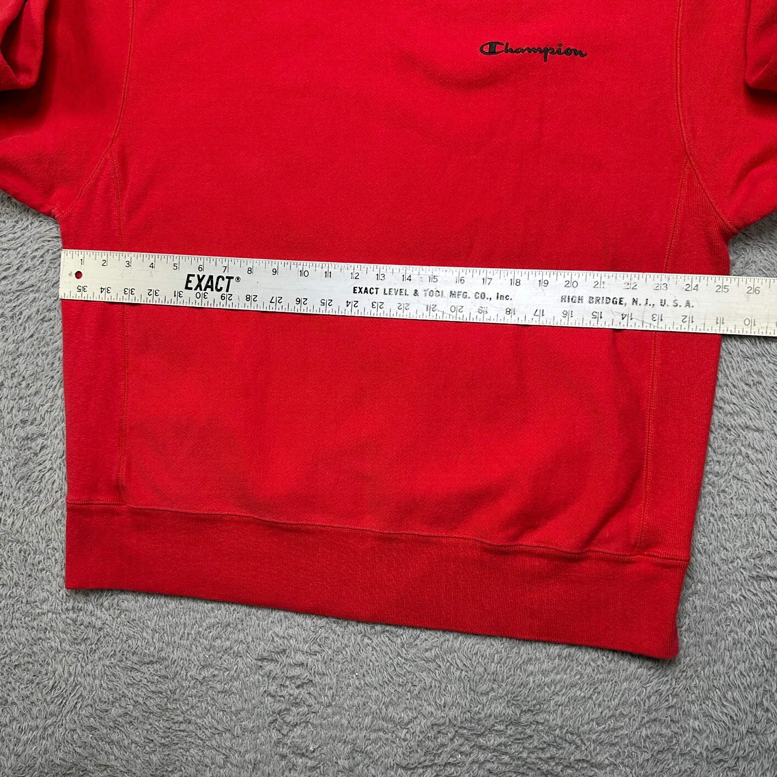 Champion Sweatshirt Mens XL Red Reverse Weave Crewneck Pullover Longsleeve image 9