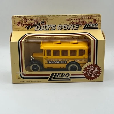 Vintage Lledo Days Gone 1935 Dennis Union Free School Bus District 17 Boxed - Image 1 of 2